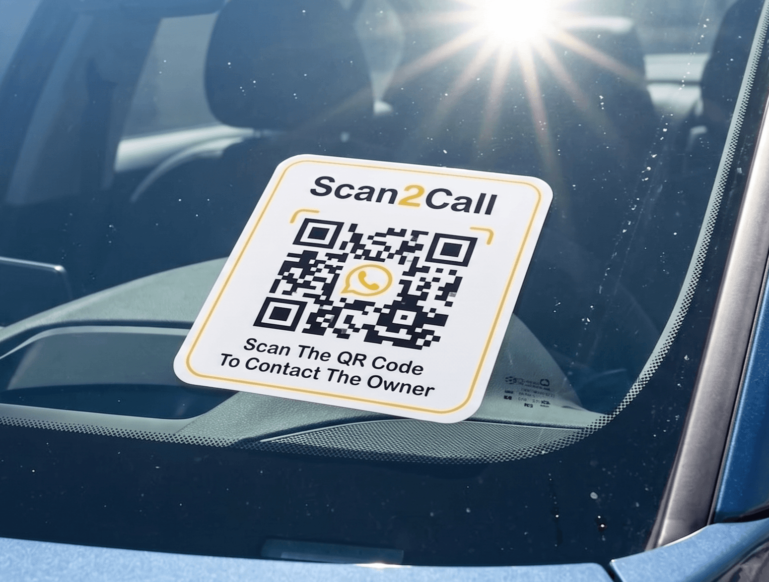 Car Windshield Sticker